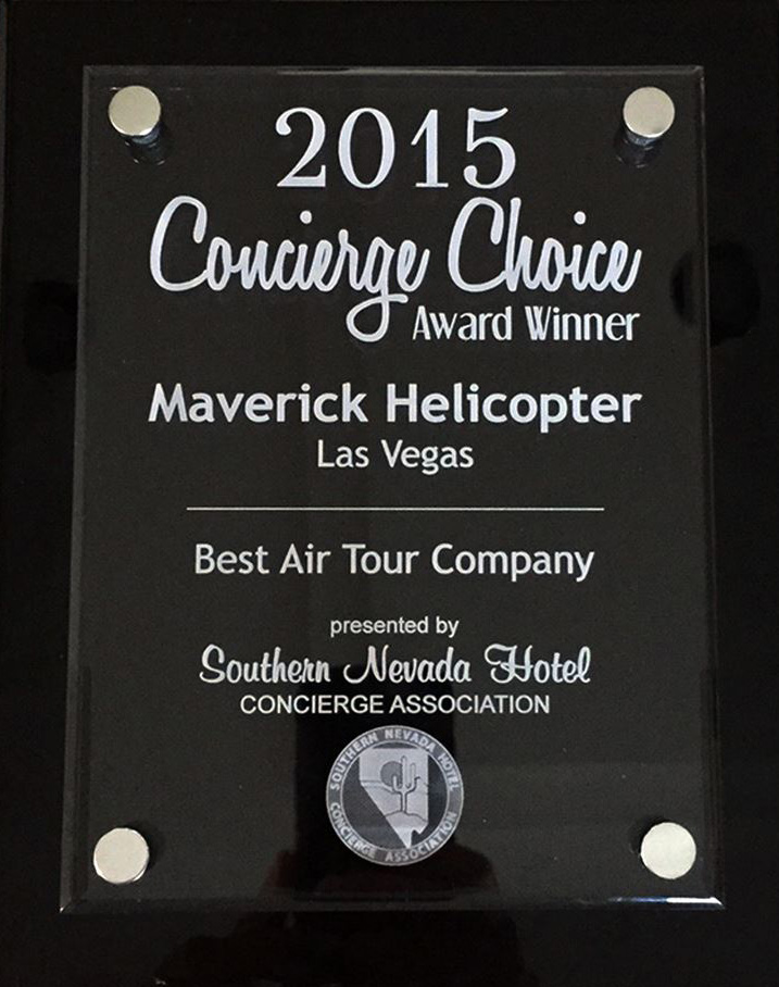 Best Air Tour Award for 2015