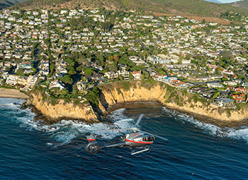 See beautiful views of the California coast with a Maverick helicopter tour