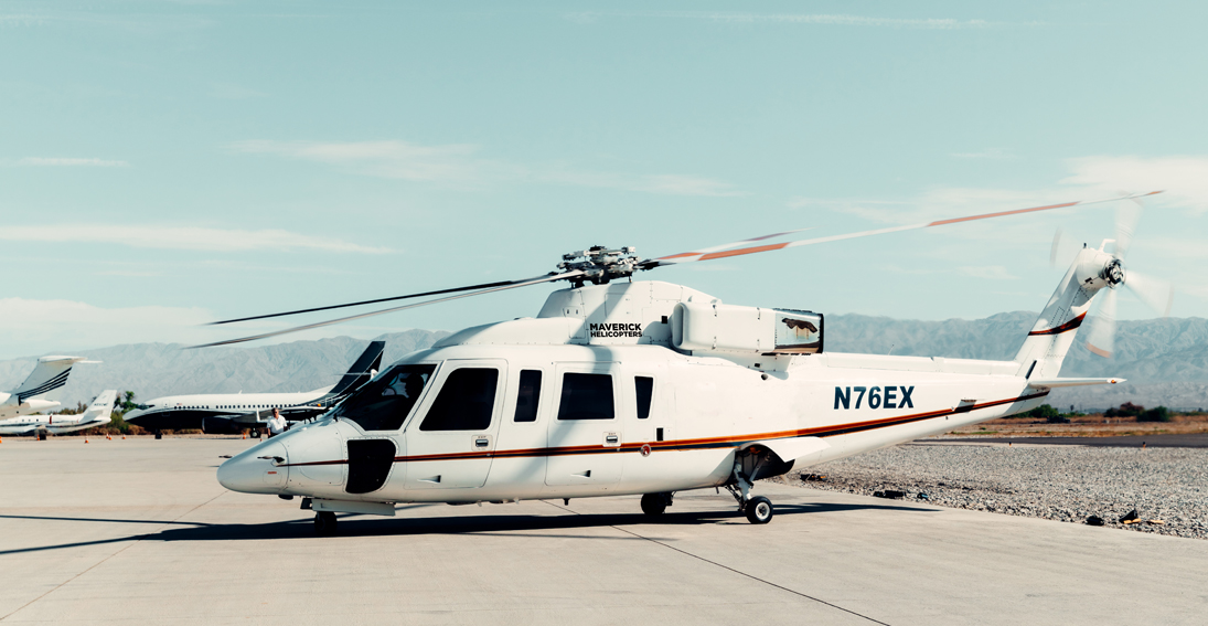 Elevate your experience: Helicopter transfer to the Desert Festivals