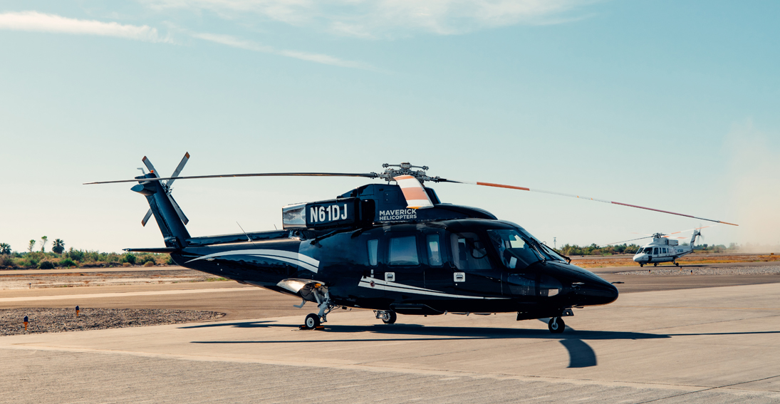 Experience VIP travel: Helicopter flight to Coachella Valley