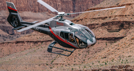 Sightseeing flight departing from Grand Canyon West Rim