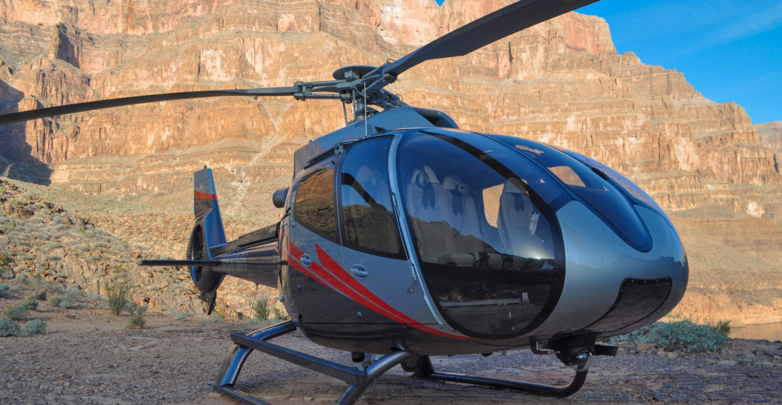 Private landing 3,500 below the rim of the Grand Canyon