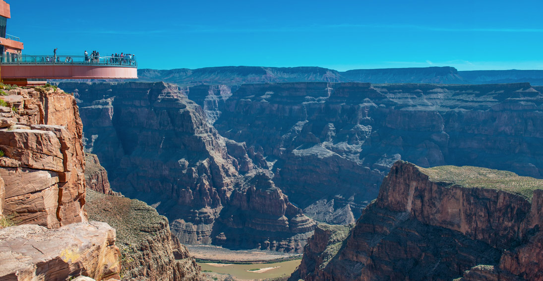 Grand Canyon West has spectacular views and the Skywalk 