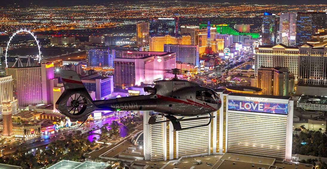 Take flight over Vegas with Maverick Helicopters