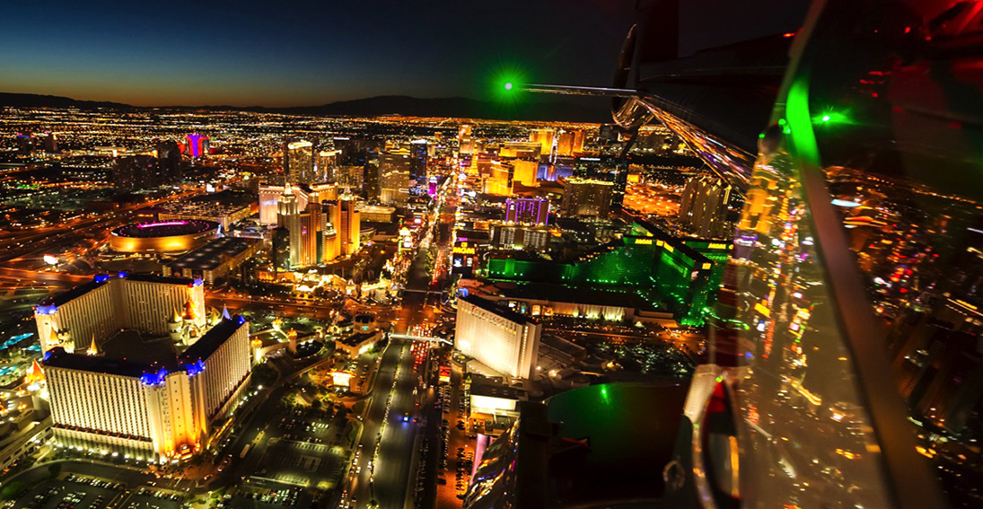 See Las Vegas from a different perspective – the sky in a Maverick helicopter